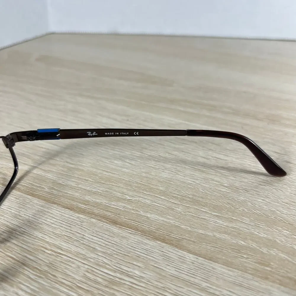 Ray-Ban RB6076 2511 Brown Metal Full Rim Eyeglasses 49-19 135 FRAMES ONLY